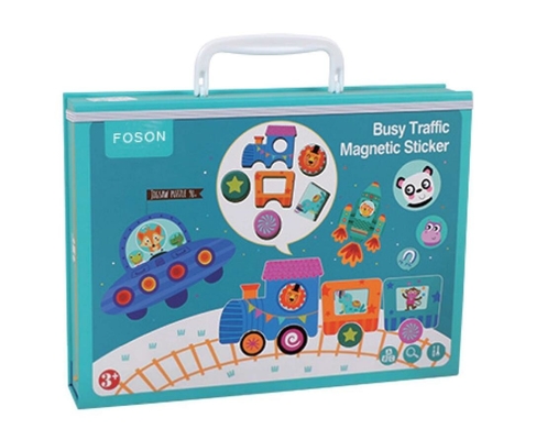Giá tốt. Giao thông bận rộn giáo dục từ tính Jigsaw câu đố dán cho trẻ em trực tuyến
