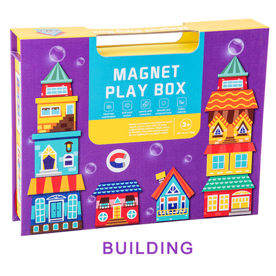Giá tốt. Ưu tiên trường học Magnetic Jigsaw Puzzle Magnet Play Box Các khối xây dựng trực tuyến