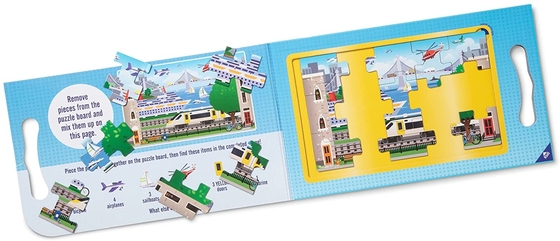 Giá tốt. Mang theo từ Jigsaw Puzzle du lịch đồ chơi xe 15 mảnh xanh lá cây trực tuyến